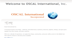 Desktop Screenshot of oscalinc.net