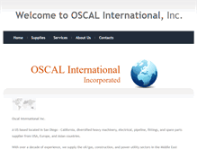 Tablet Screenshot of oscalinc.net